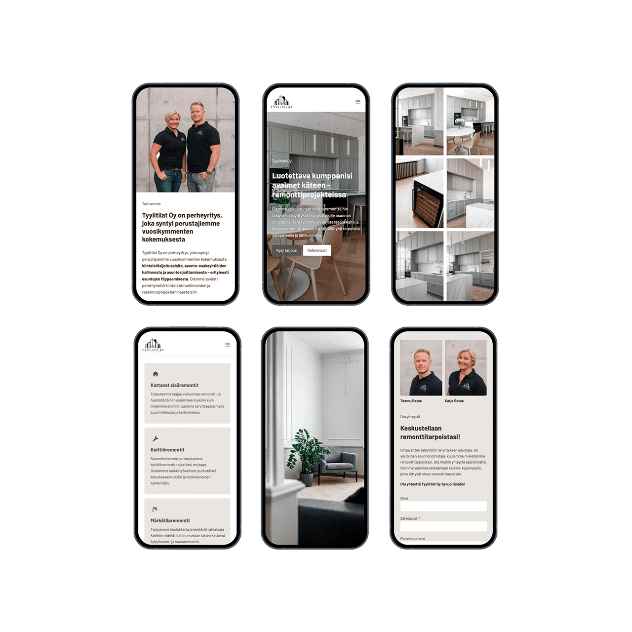 Kotisivut yritykselle, Tyylitilat Oy